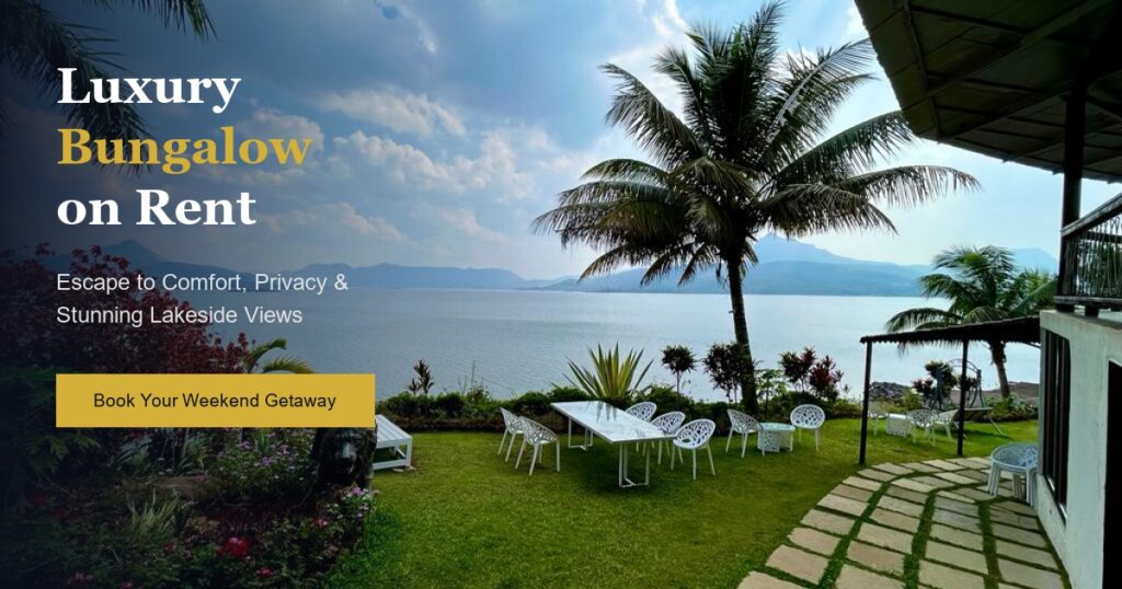 Luxury Bungalow on Rent - Kino Lakeside Chalet Banner