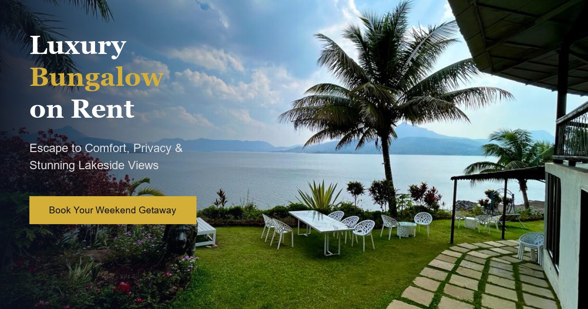 Luxury Bungalow on Rent - Kino Lakeside Chalet Banner